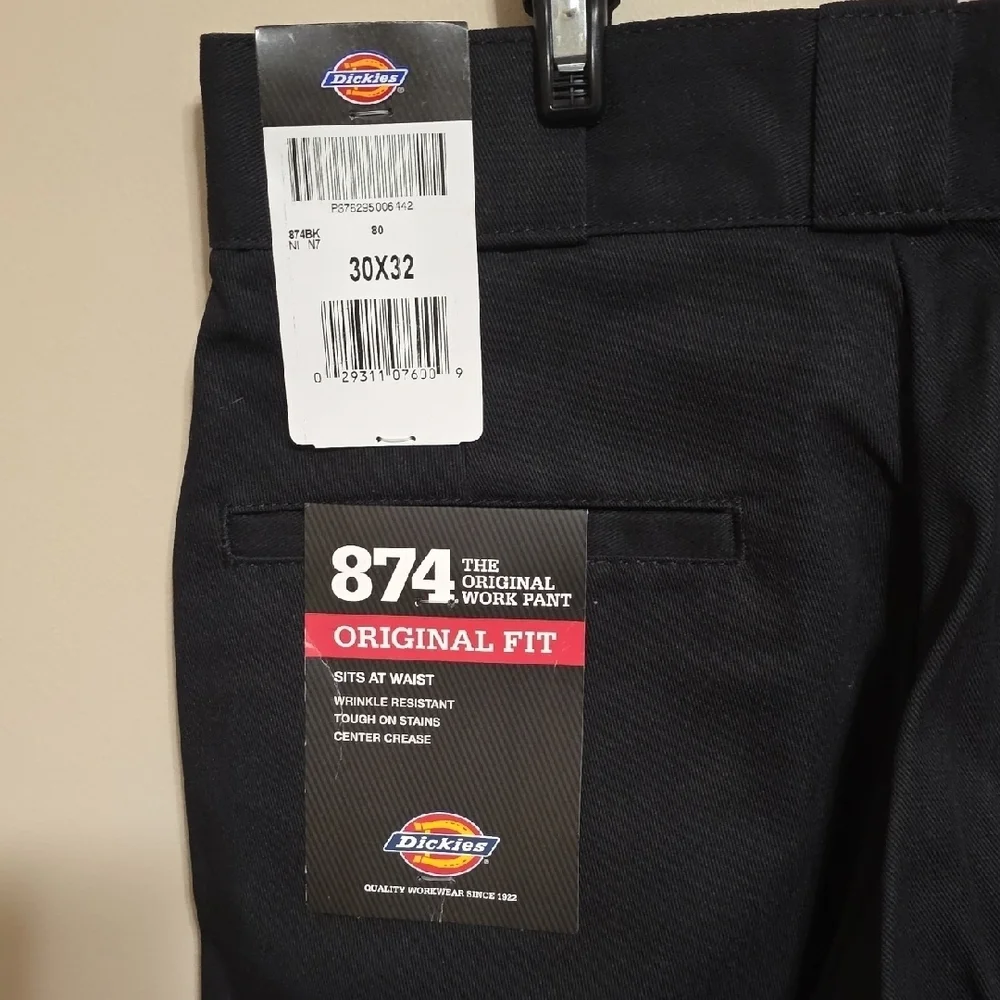 Dickies Men's Classic Black Dress Pants